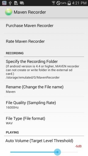 MAVEN Voice Recorder截图4