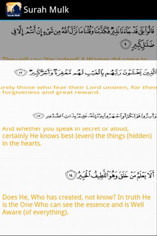 Surah Mulk with mp3截图2