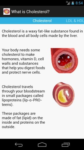 Self-Care Cholesterol截图5