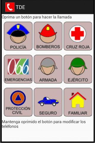 TDE: Teléfonos de Emergencia截图1