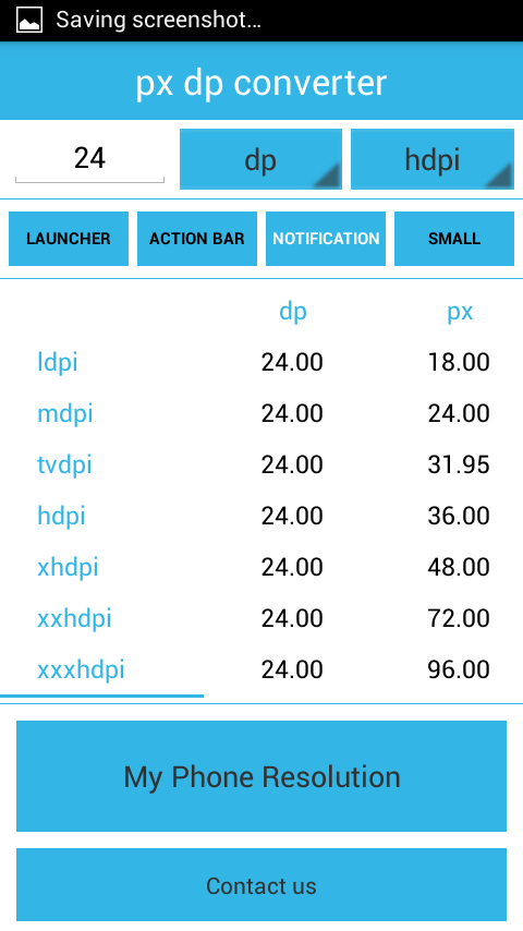 px dp converter截图7