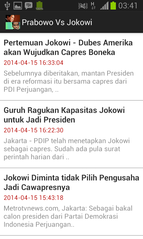 Prabowo Vs Jokowi截图2