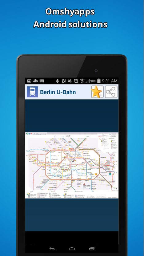 柏林地铁路线图（U-Bahn）截图1