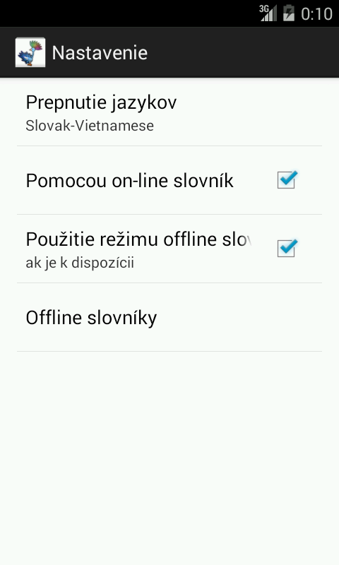 Slovak-Vietnamese slovník截图7