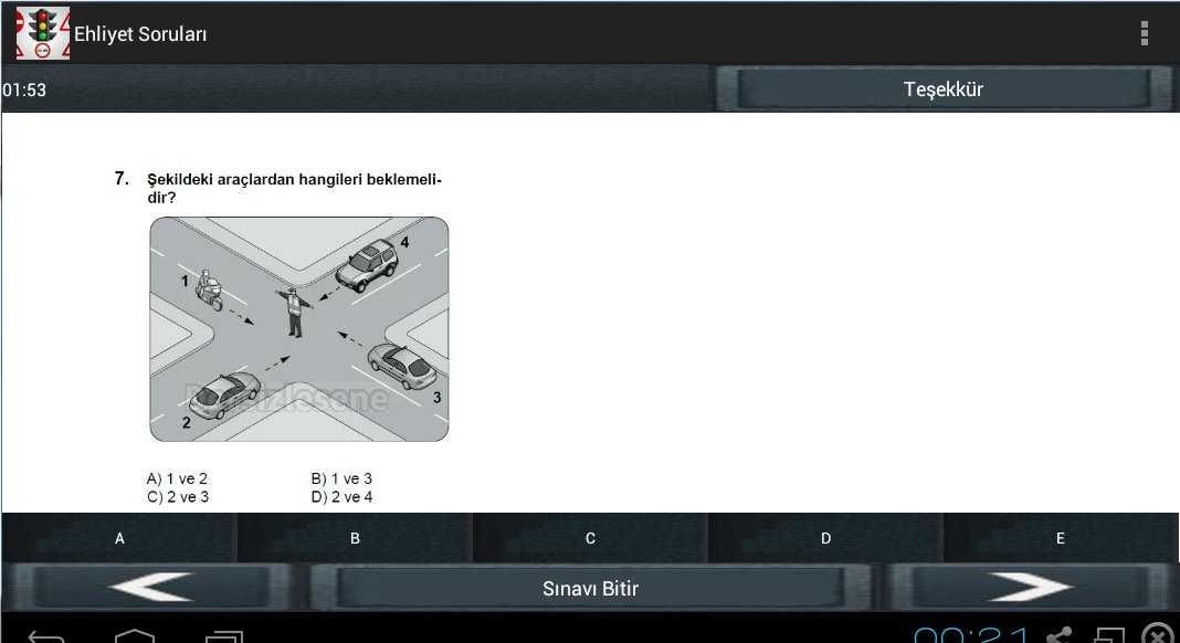Ehliyet Sinav Testi截图8