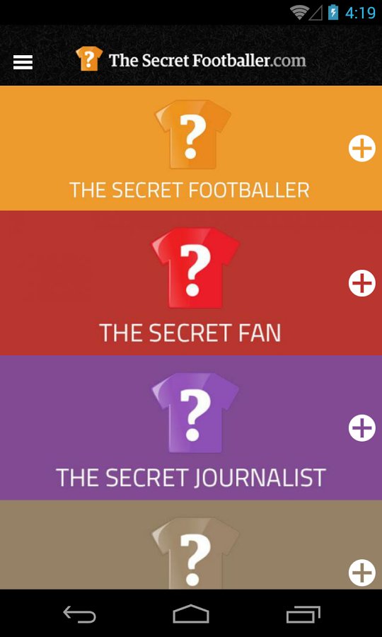 The Secret Footballer截图1