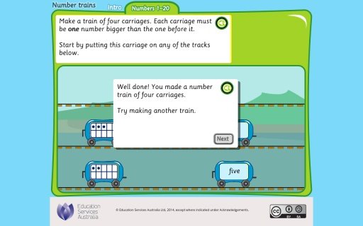 Number trains: numbers 1-20截图4