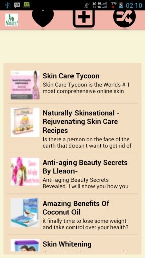 Natural Skin Care Treatment截图1