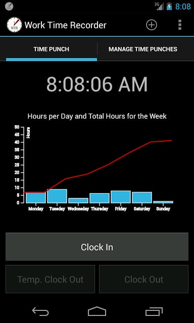 Work Time Recorder [Free]截图3