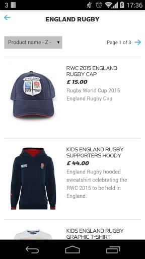 Rugby World Cup 2015 Shop截图5