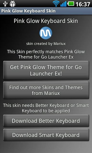 Pink Glow Better Keyboard Skin截图1