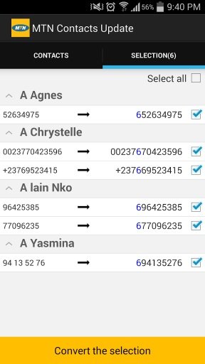 MTN Contacts Update截图3