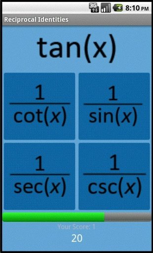 Trig Refresher Game Lite截图4