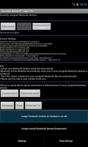 Automatic Bluetooth Toggle PRO截图1