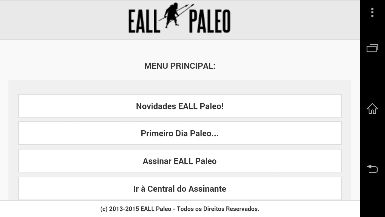 EALL Paleo - Dieta Paleolítica截图1