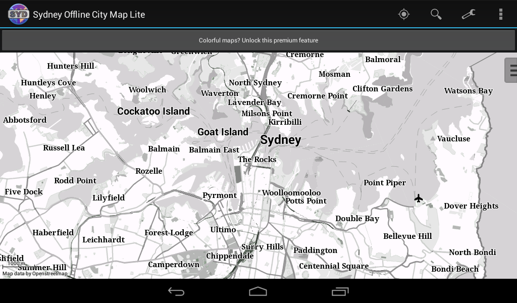 Sydney Offline City Map Lite截图1