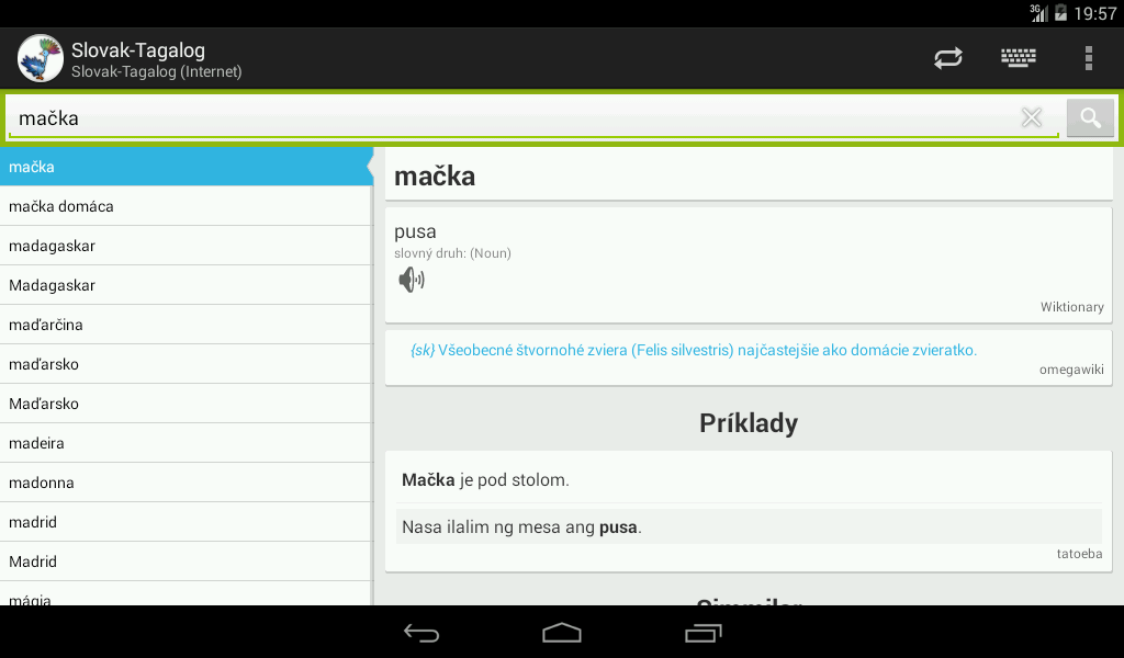 Slovak-Tagalog slovník截图4