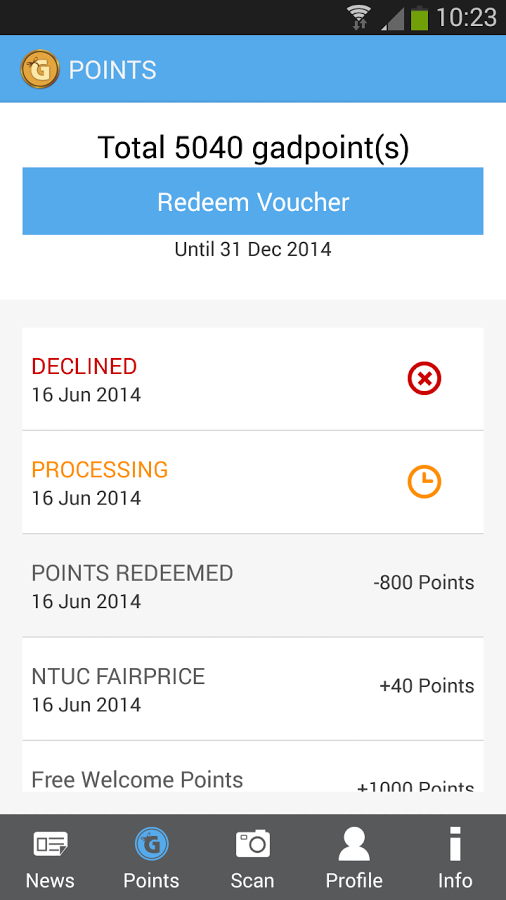 GadPoint – GAD Loyalty Points截图2
