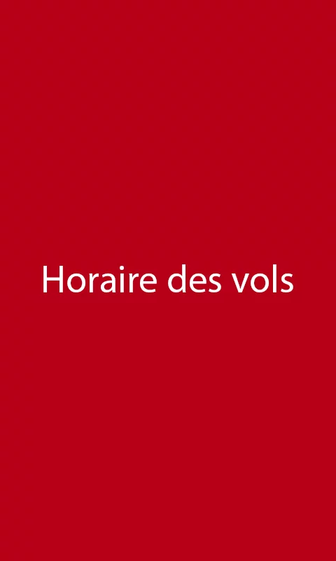 Air Algérie Horaire des vols截图1