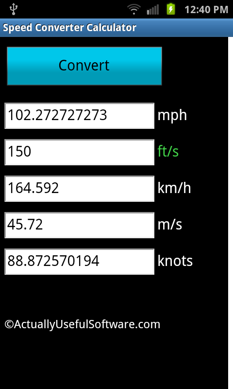 Speed Converter Calculator截图2