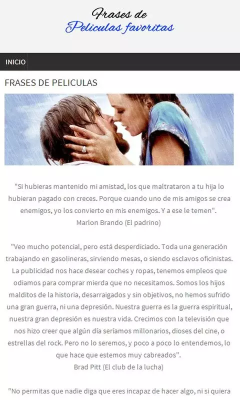 Frases de Películas favoritas截图6