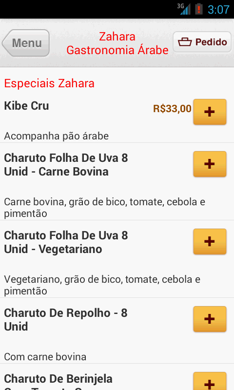 Zahara Gastronomia Árabe截图4