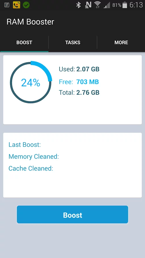 RAM Booster Optimized for HTC截图6