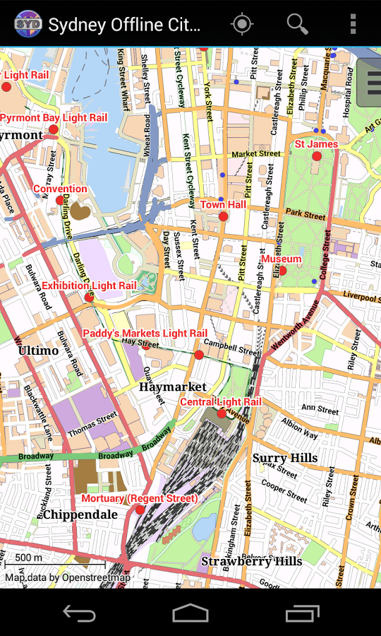 Sydney Offline City Map Lite截图10