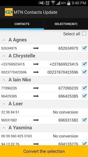 MTN Contacts Update截图4