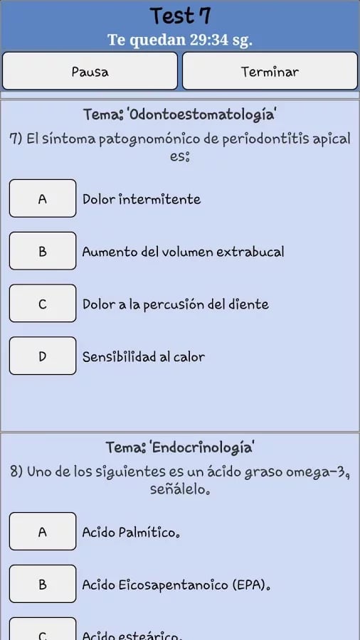 TestOpos Medicina General截图7