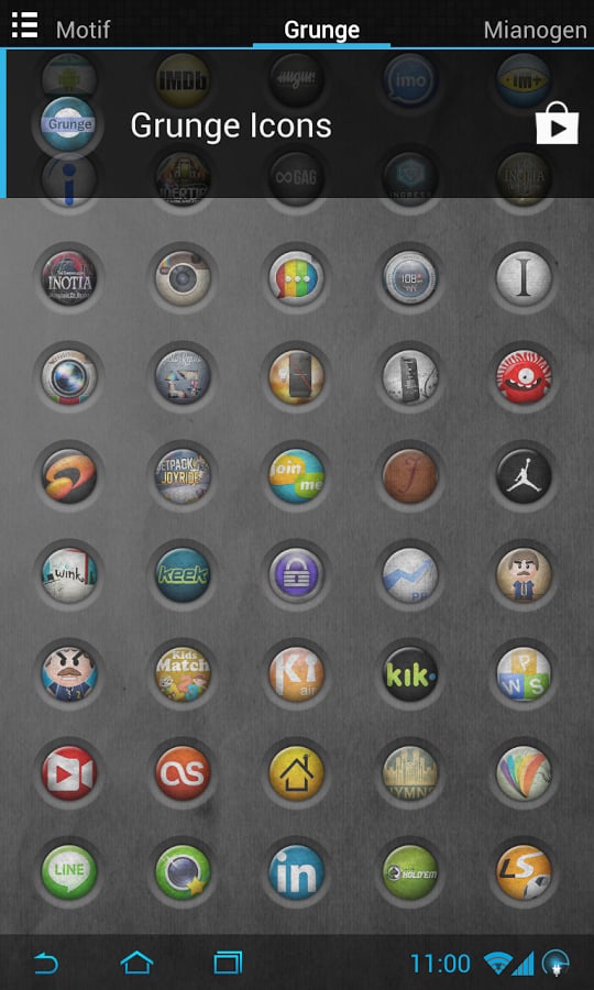 [Icons] Grunge Icons Pack截图1