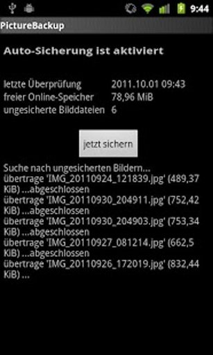 WEB.DE &amp; GMX PictureBackup截图2