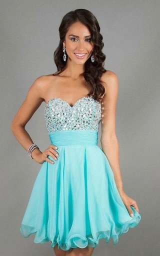 Cute Frozen Prom Dresses截图3