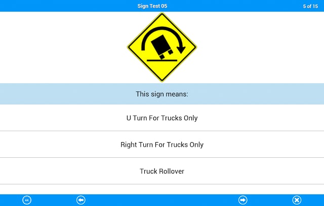 Motorcycle Permit Test Lite截图3