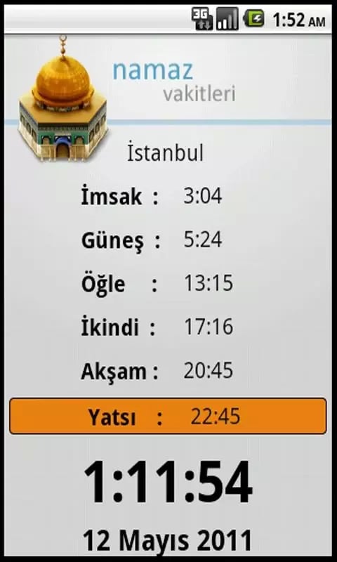 Namaz Vakitleri Tr截图1