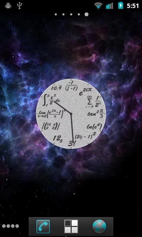 Math Clock Widget截图1