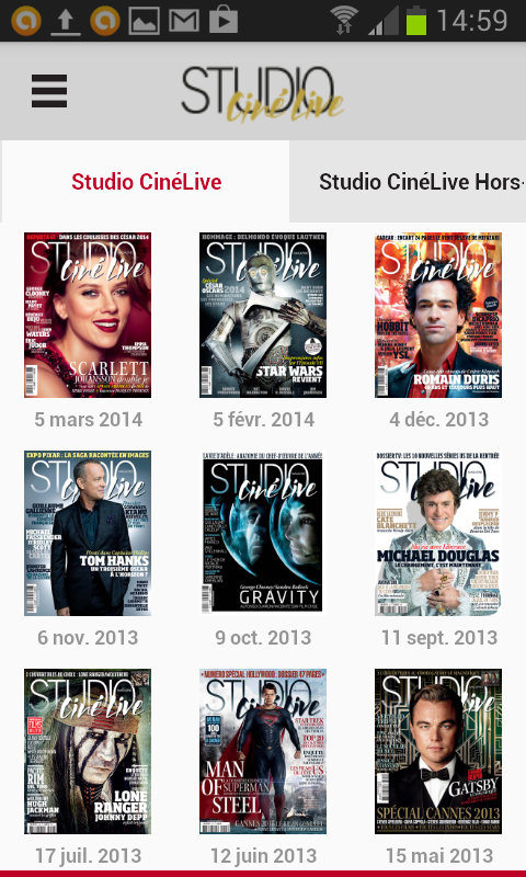 Studio Ciné Live - Magazine截图10