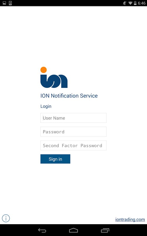 ION Notification Service截图4