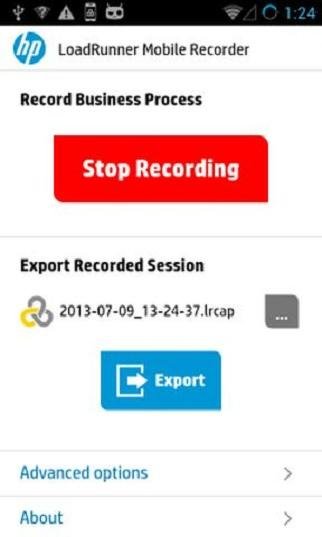 HP LoadRunner Mobile Recorder截图4