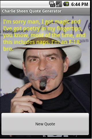 Charlie Sheen Random Quotes截图2