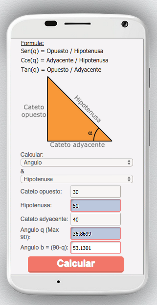 Calculadora de Ángulos截图4