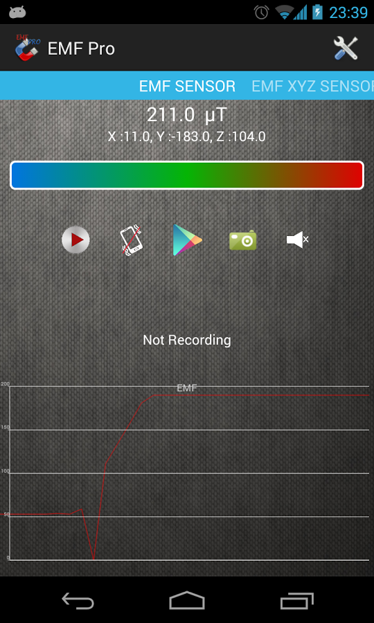 EMF Sensor Compass with Camera截图4