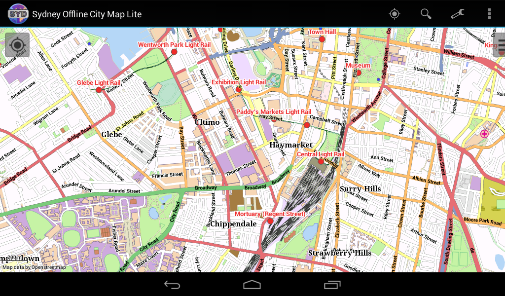 Sydney Offline City Map Lite截图2