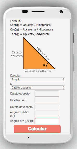 Calculadora de Ángulos截图1