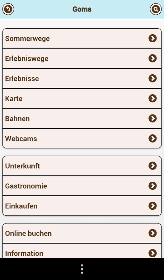 Goms alpmove Reiseführer截图1