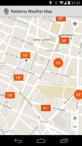 Netatmo Weather Map截图2