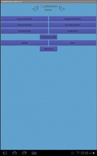 Trig Refresher Game Lite截图2