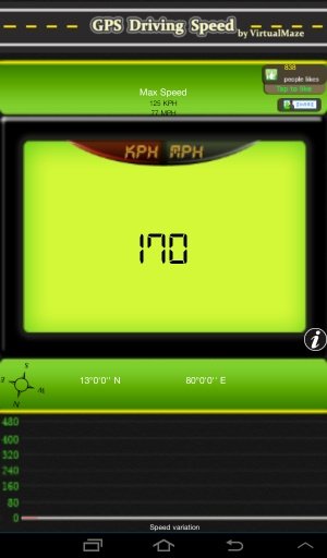 GPS Driving Speed截图1