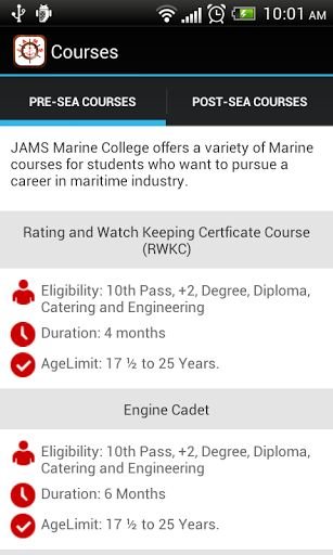 JAMS Marine College截图3