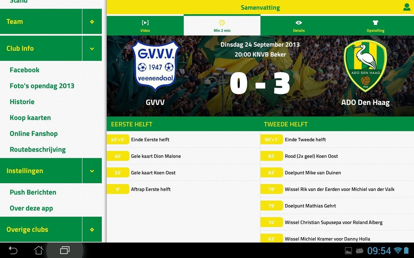 ADO DEN HAAG LIVE截图5